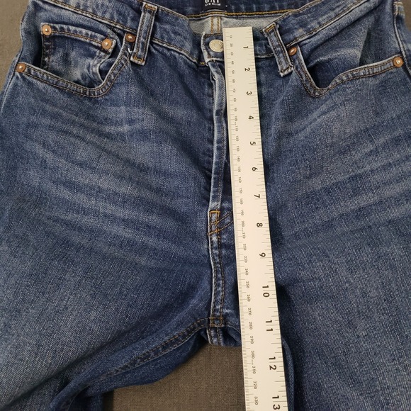 Gap Jeans Womens Size 27 Cheeky Straight Button Fly Raw Hem - Picture 5 of 12